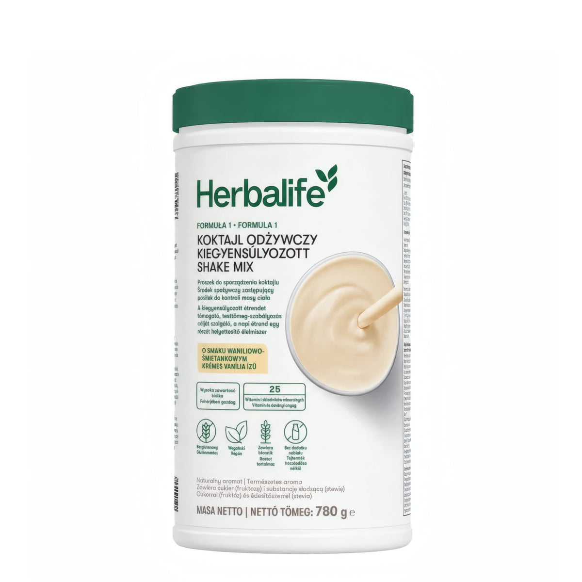 Herbalife Formuła 1 Koktajl odżywczy 780 g, smak waniliowo-śmietankowy