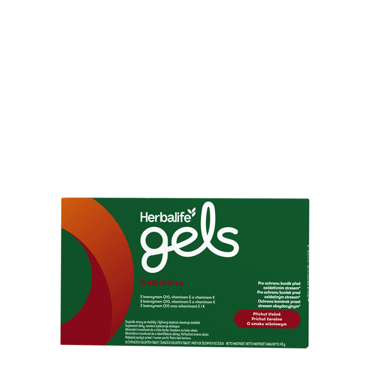 Herbalife Gels CoQ10Vita, 30 wiśniowych pastylek żelowych do żucia