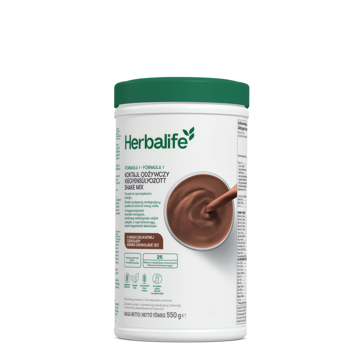 Herbalife Formuła 1 Koktajl odżywczy 550 g, smak delikatnej czekolady