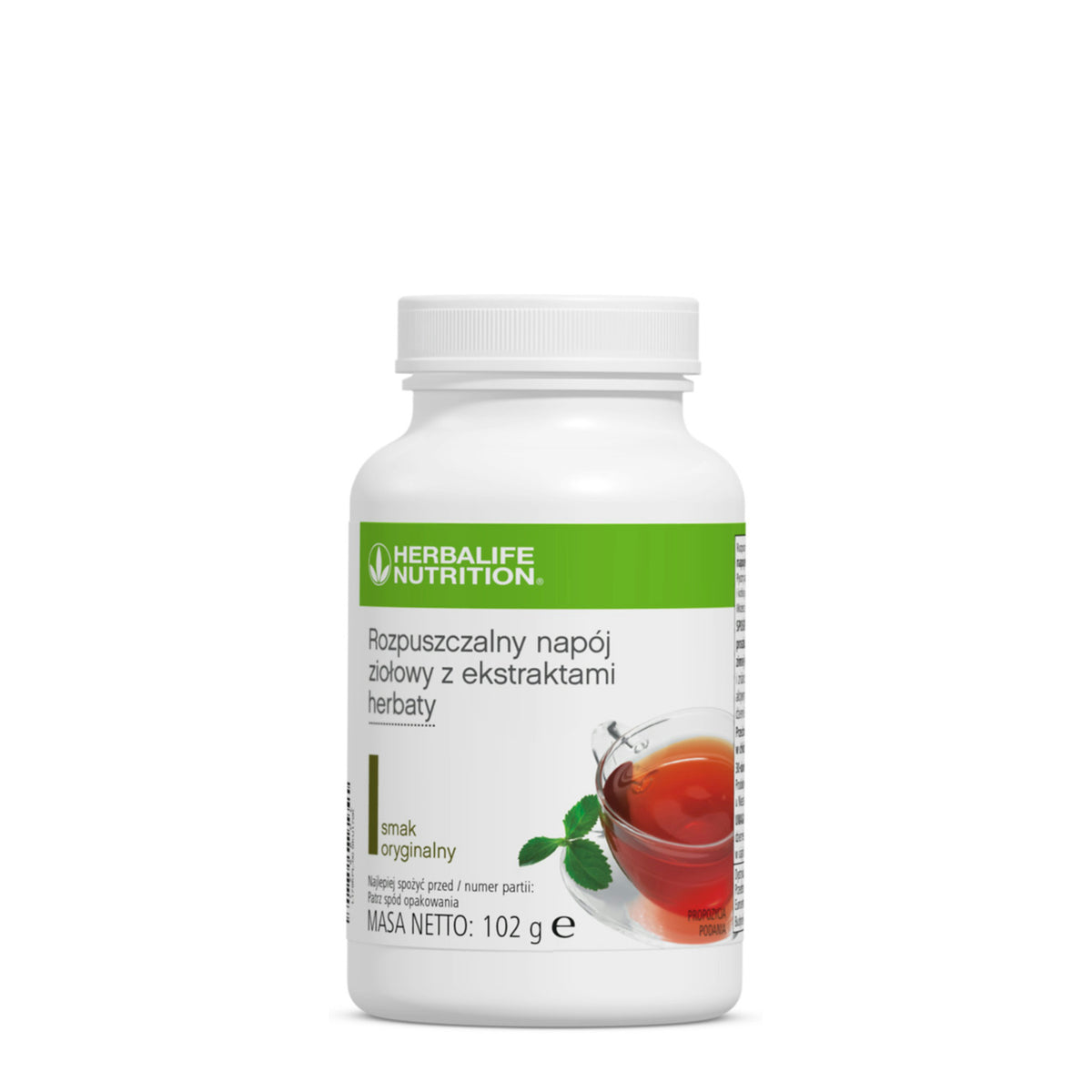 Herbalife Rozpuszczalny napój ziołowy z ekstraktami herbaty, smak oryginalny, 102 g